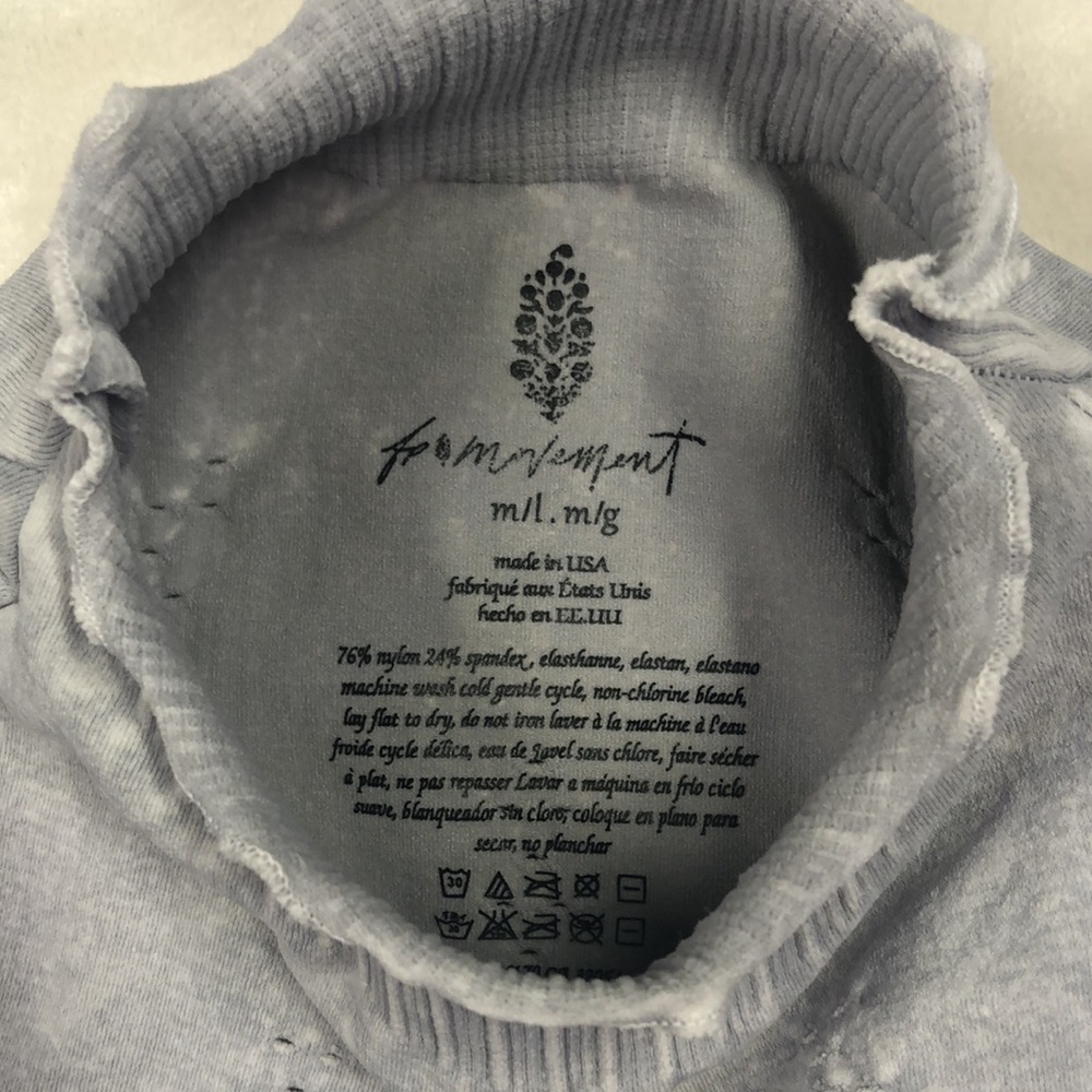 NWOT Free People Good Karma Hi-Neck Layer - Picture 11 of 11